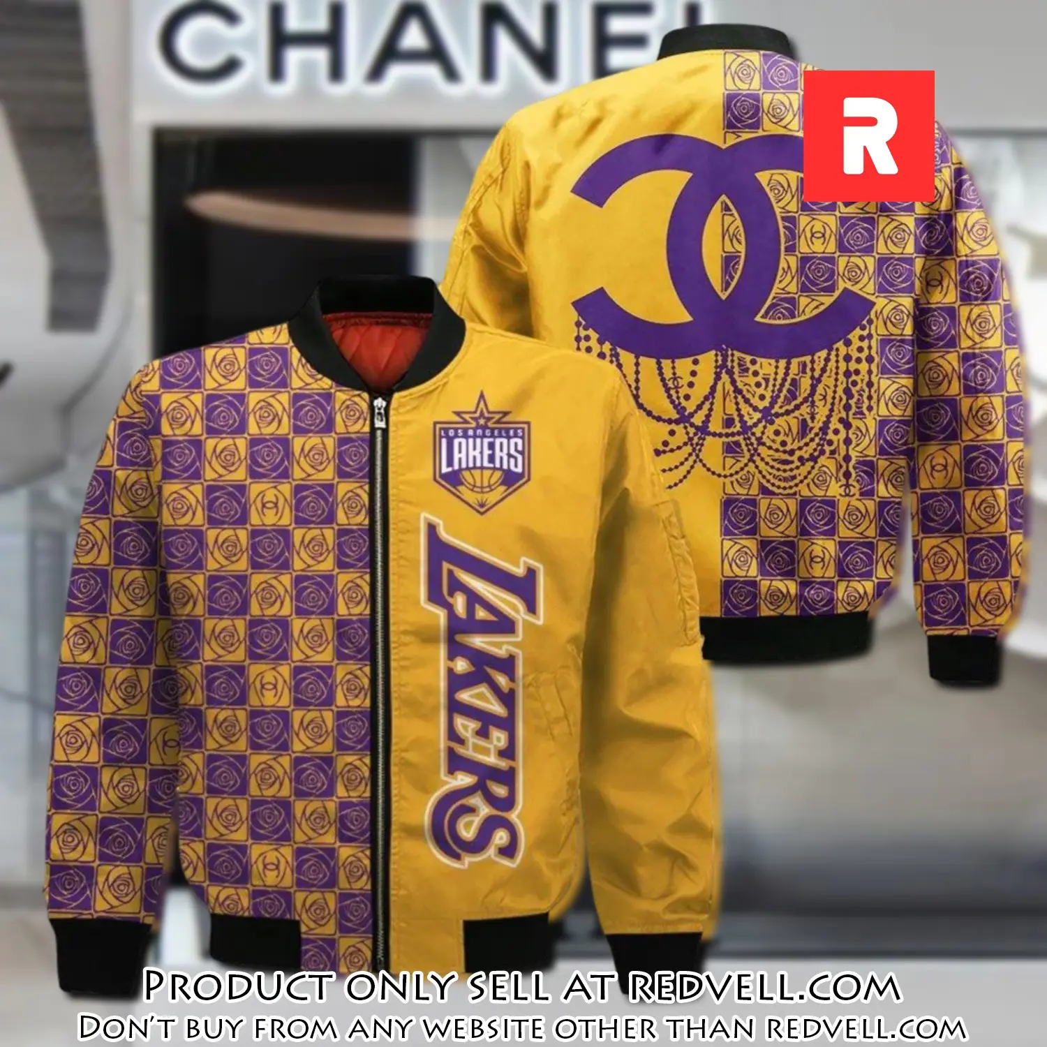 Chanel nba lakers jacket luxury clothing clothes outfit for men rv3948126